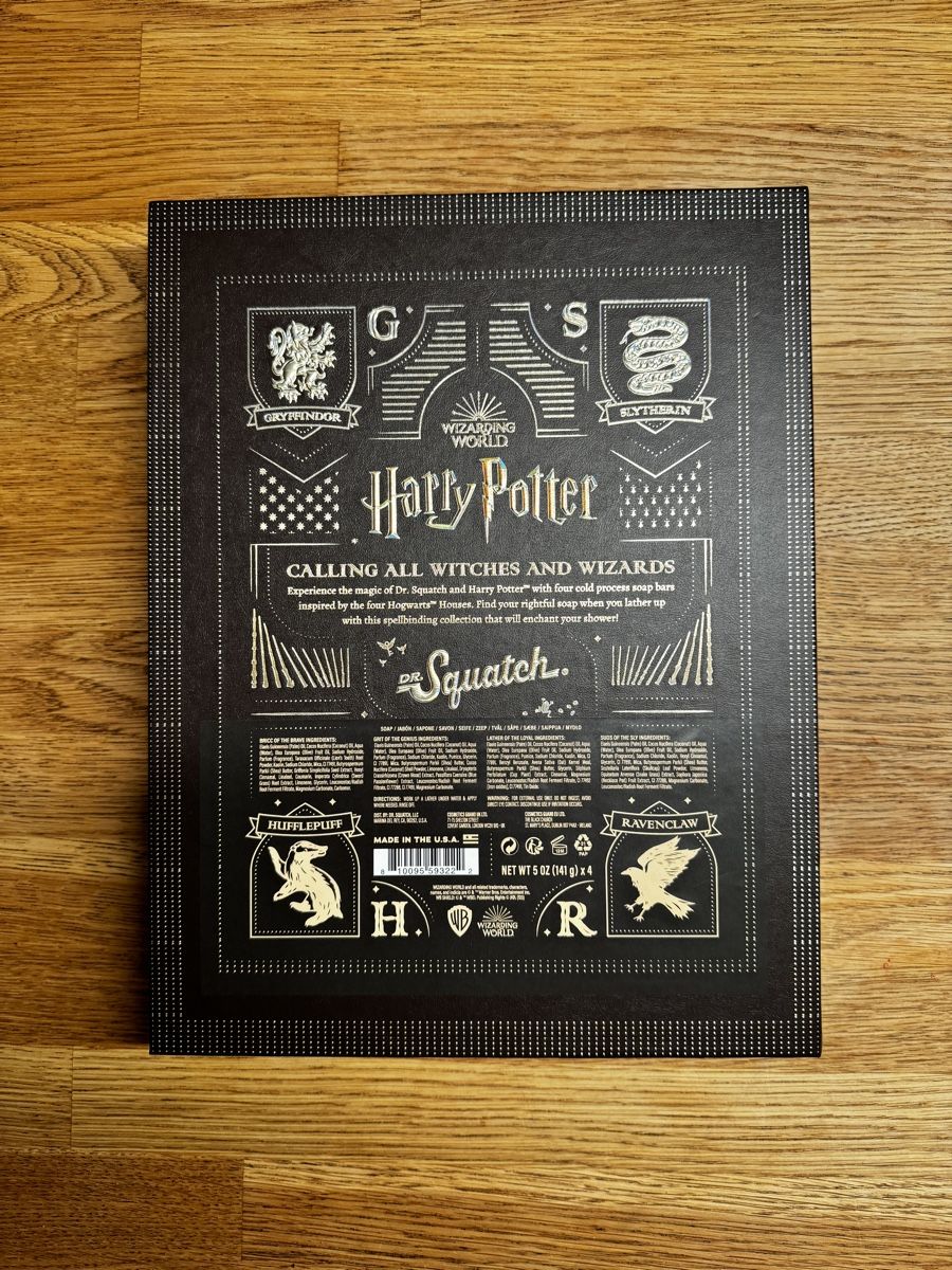 Doccia: Dr Squatch Seife Harry Potter Kollektion – Nuovo e nell'imballaggio originale da Hubersdorf venduto da caruchiya 3