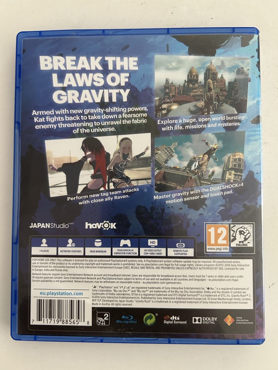 Giochi: Gravity Rush 2 PS4 – Usato da Pully venduto da PongDayOne 1