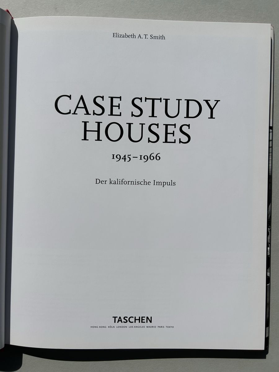 Bücher: Case Study Houses 1945-1966, Taschen Architecture Book – Gebraucht aus Zürich von Coffeetable88 1
