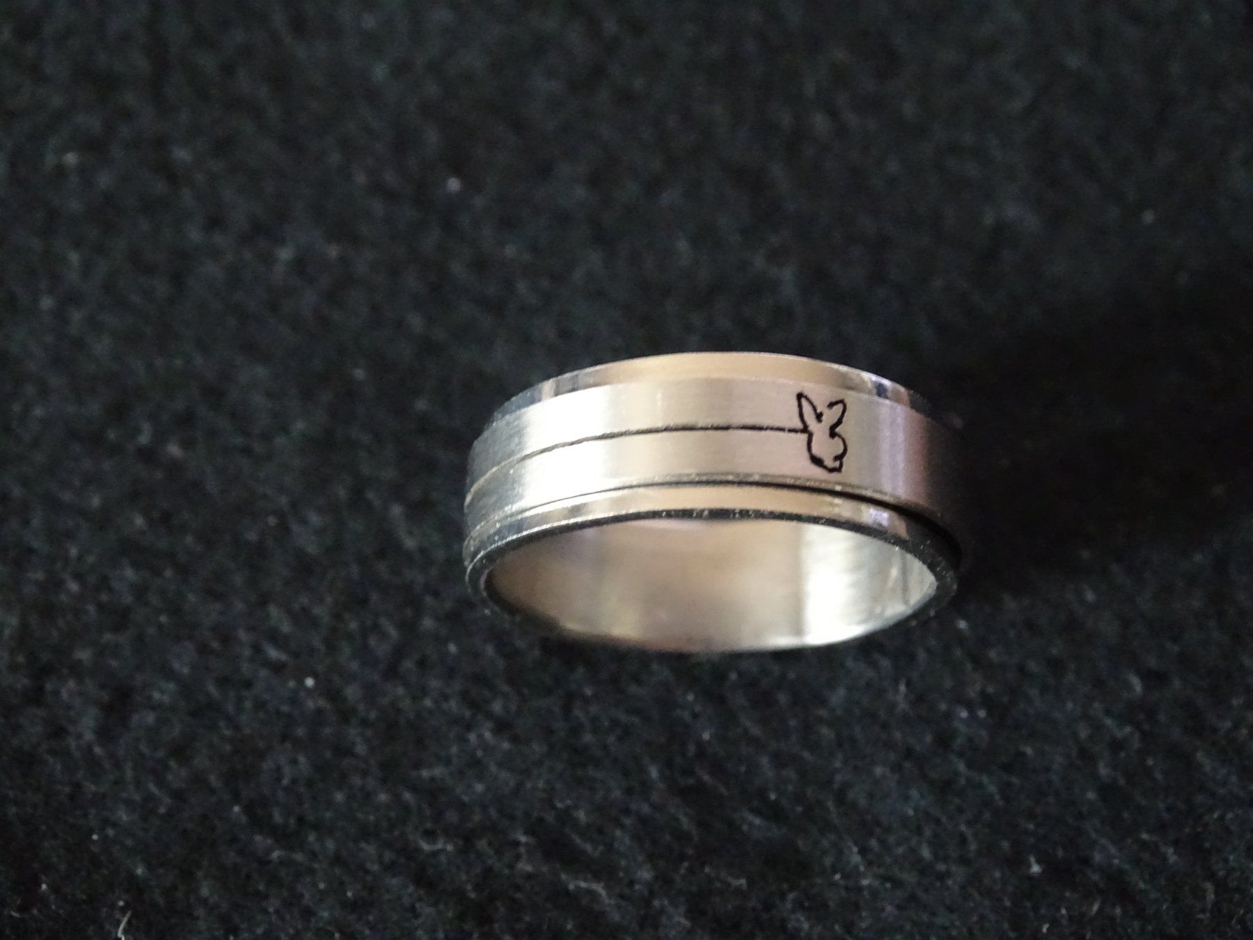 Anelli: Ring Edelstahl Playboy drehbar – Nuovo (secondo la descrizione) da Obergerlafingen venduto da STOGS 1