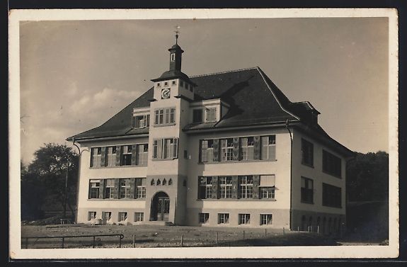 Ansichtskarten: AK Zetzwil, Blick zur Schule, 1926 – Gebraucht aus Berlin von bartko-reher