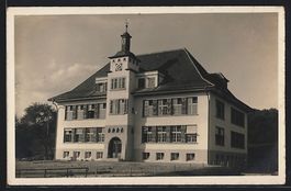 AK Zetzwil, Blick zur Schule, 1926