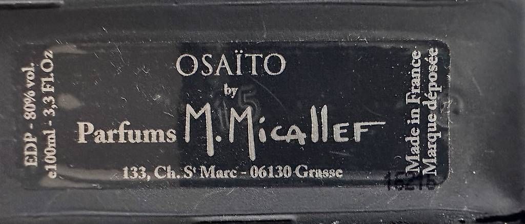 Parfums & Eau de Toilette: Parfüm M. Micallef, Osaito – D'occasion à Reiden par clou25 1