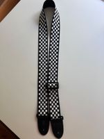 Neuwertiger Levys E-Gitarrengurt Ska-Style/Schachbrett