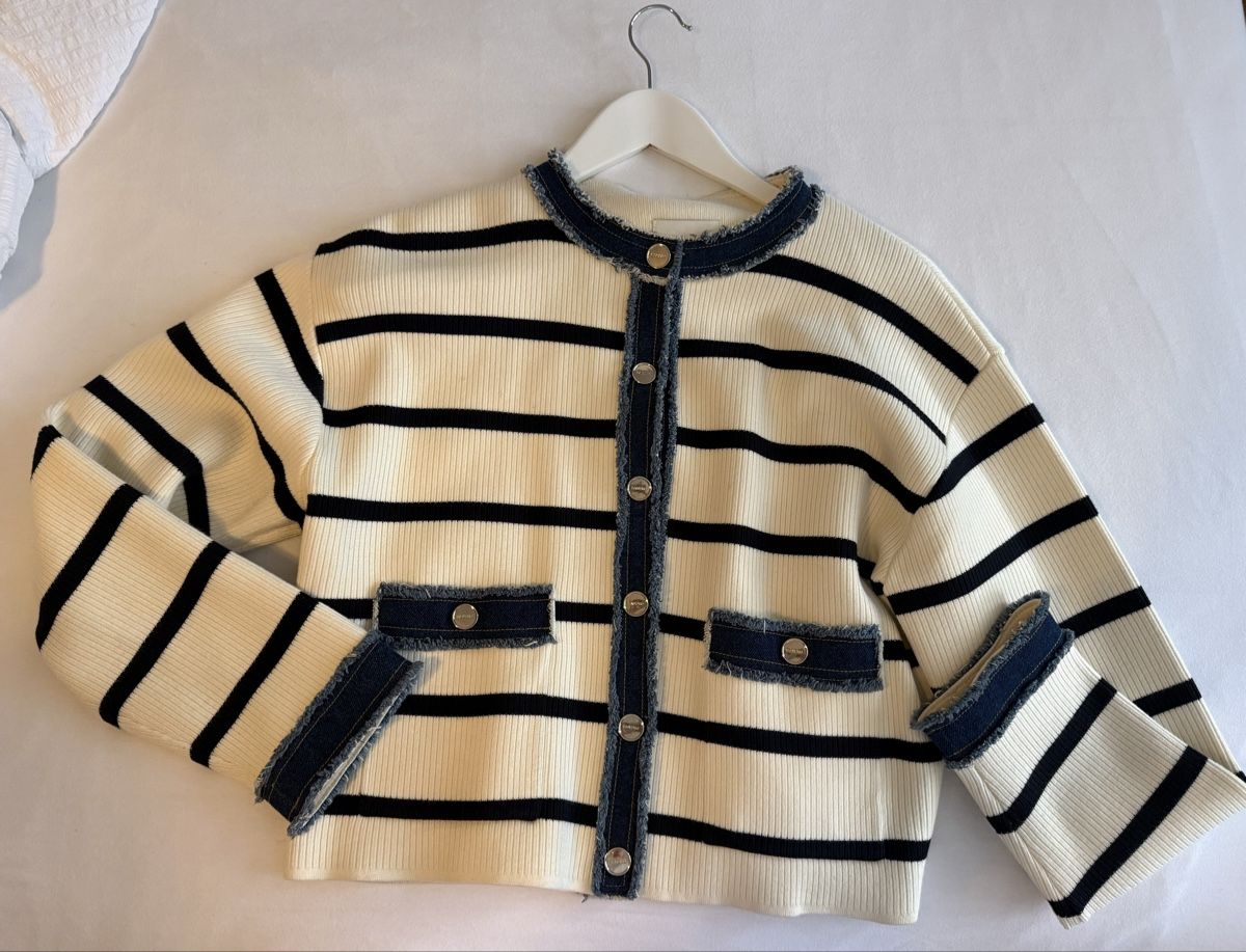 Sandro Jacken: Sandro gestreifte Jacke  – Neu (gemäss Beschreibung) aus Luzern von Itsclaire 1