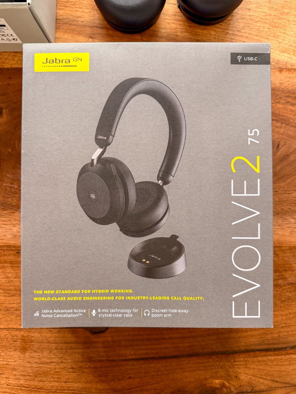 Jabra Kopfhörer: Jabra Evolve2 75 Headset mit Ladestation in Schwarz – Neu (gemäss Beschreibung) aus Wabern von michelfrancis 3