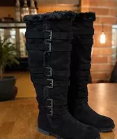Vends longues bottes fourrée femme 