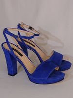 Plateau-Sandalette - ALBERTO ZAGO - 39 - NEU - royalblau