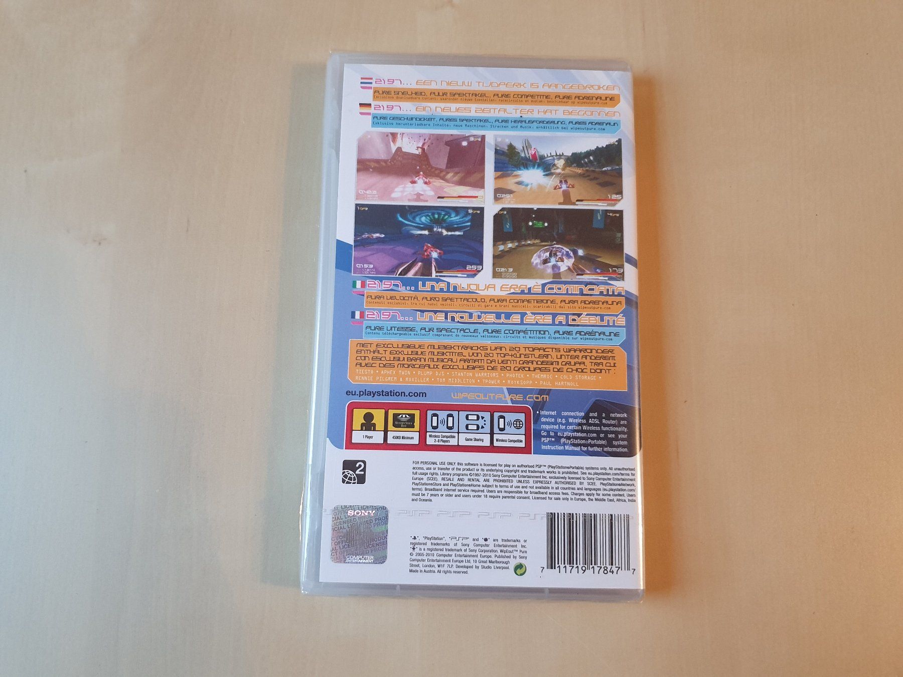 Sony Giochi: Wipeout Pure neu und ovp – Nuovo e nell'imballaggio originale da Stansstad venduto da collectorsshop 1