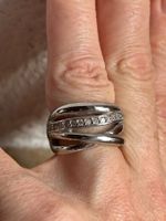 Elegante Damen Ring, CLASSICO BIANCO (Gr. 52)