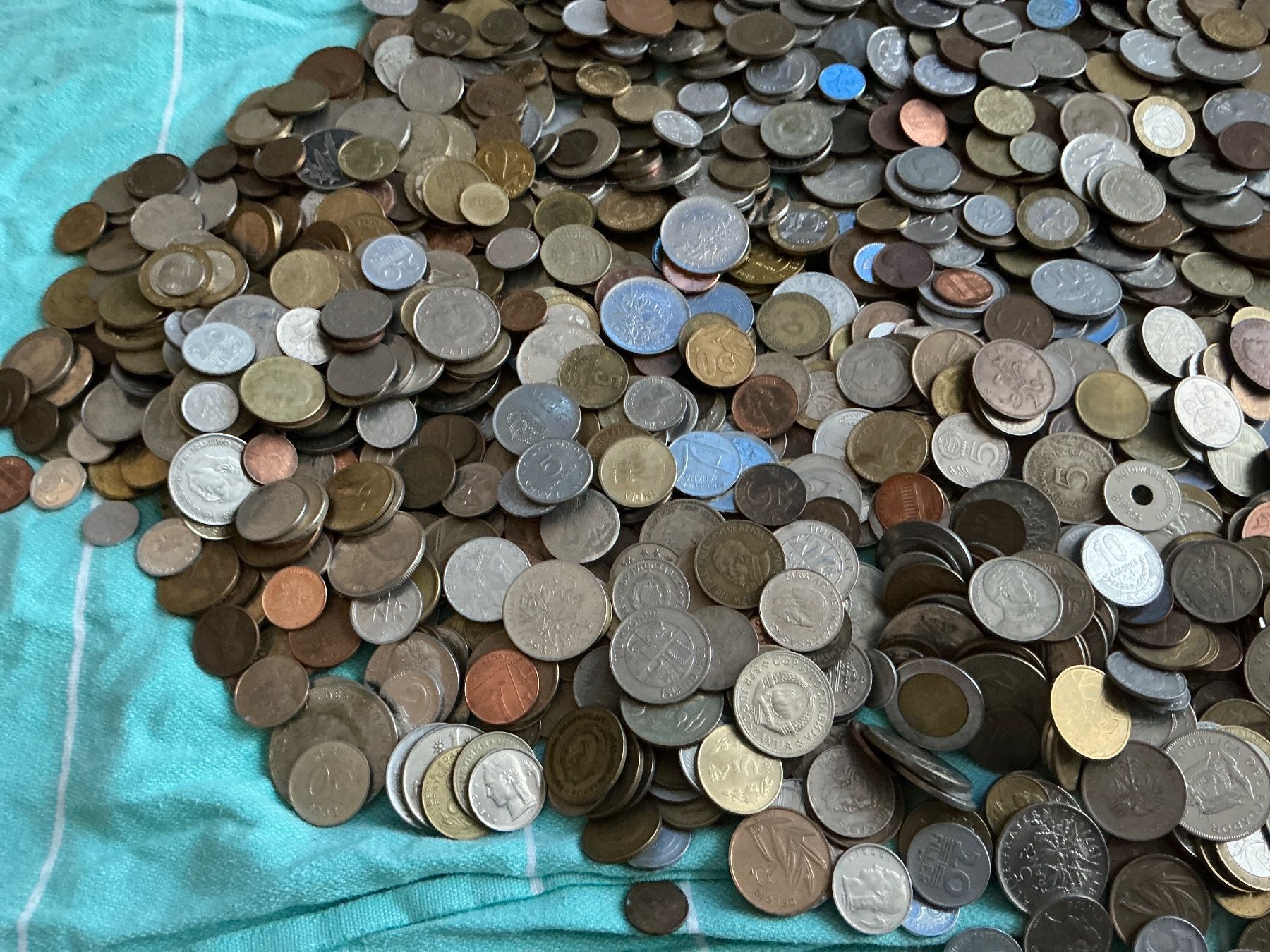 Alle Münzen: 9 Kg weltweit Lot G – Gebraucht aus Dietikon von Numi2000 1