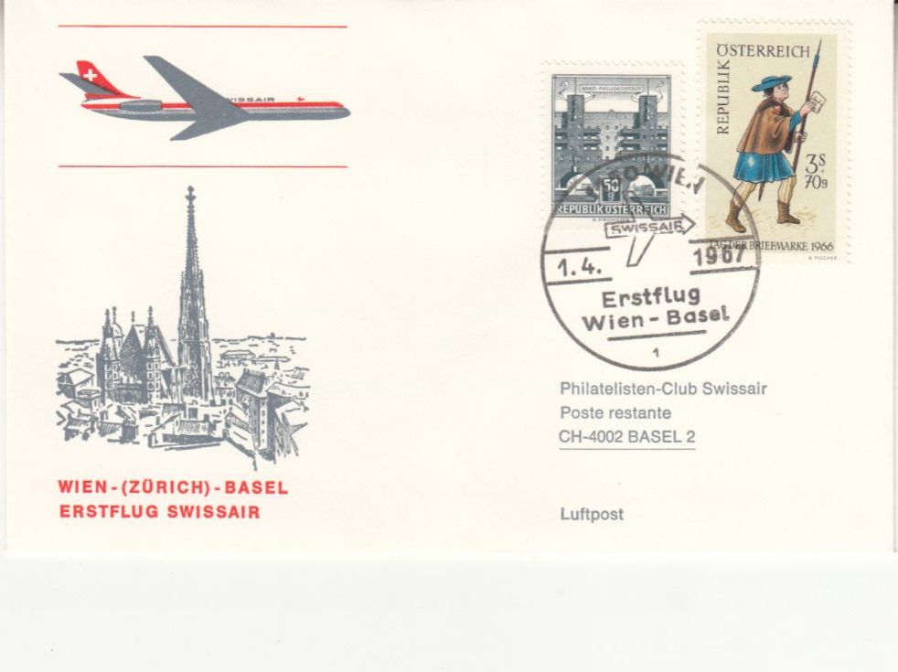 Tutti i francobolli: SLH RF 67.2 b Wien-Basel – Usato da Bürglen TG venduto da StampGraf