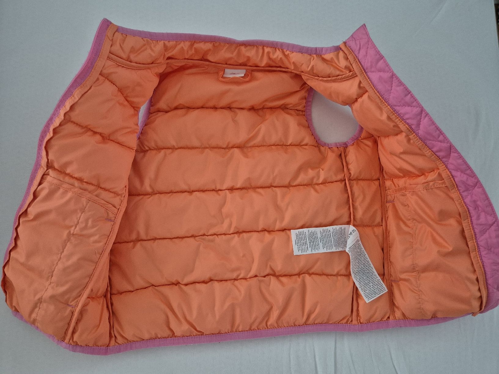 S.Oliver Sonstige Mädchenkleider: S.Oliver Gilet - Weste, Gr. 110, Pink – Gebraucht aus Altendorf von caj_hry2 7