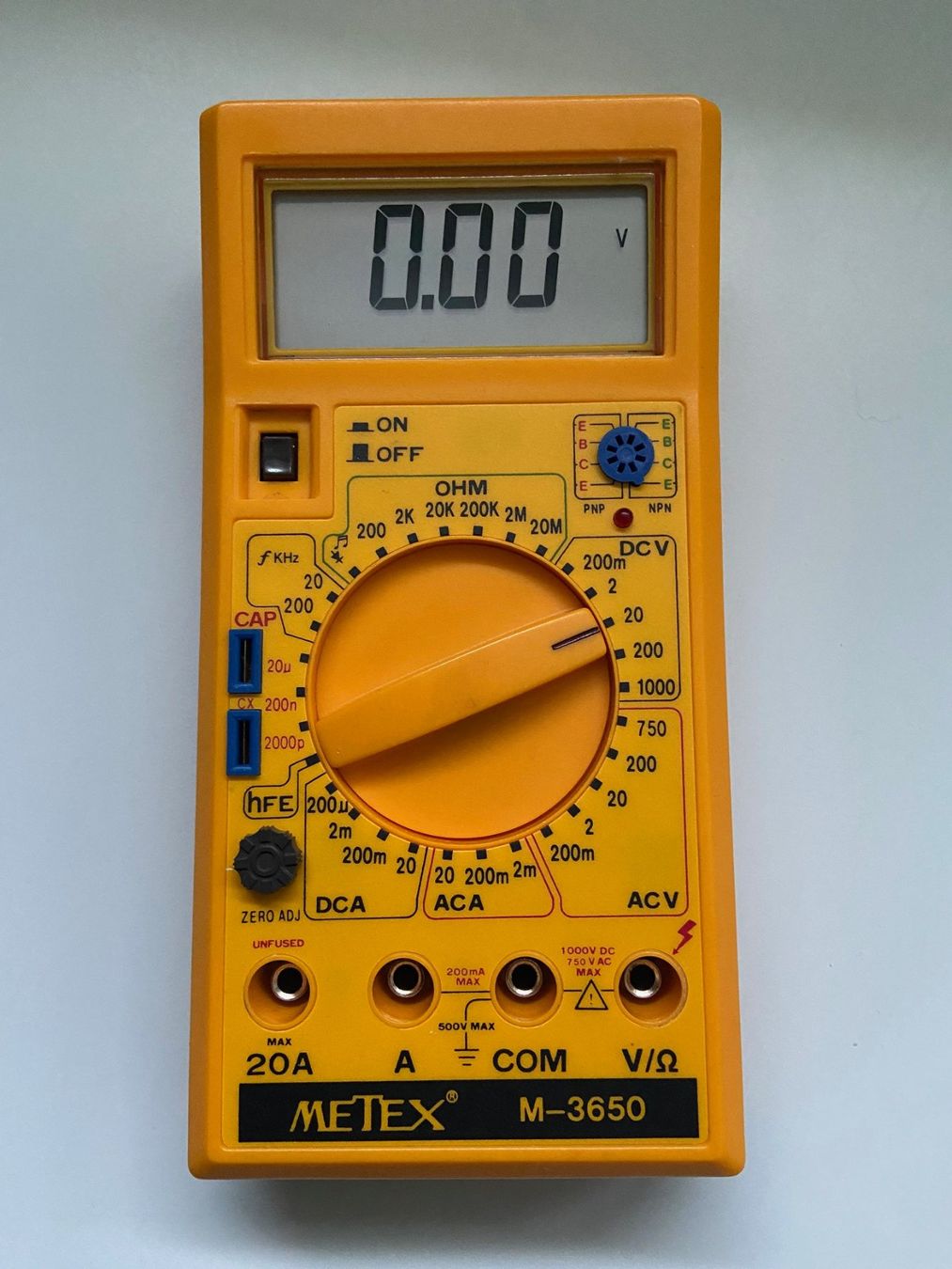 Messen: Multimeter Metex 3650 inkl. OVP – Gebraucht aus Langnau am Albis von  2