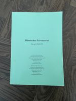 Römisches Privatrecht Skript 2024/25 