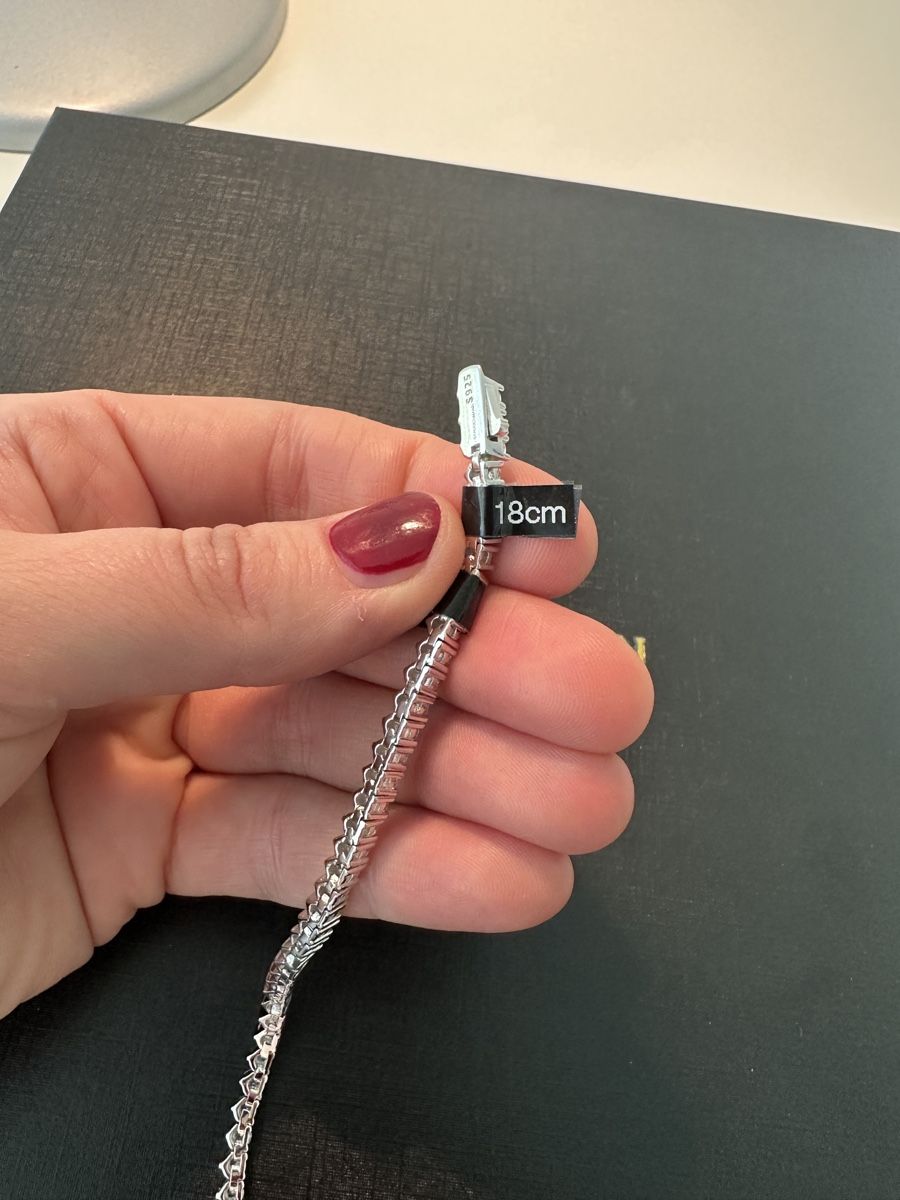 Bracciali & Braccialetti: Tennis bracelet – Nuovo e nell'imballaggio originale da Richterswil venduto da L.Staudenmann 1
