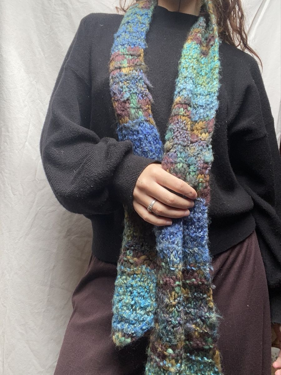 Foulard & Sciarpe: Woll Schal mehrfarbig – Usato da Rehetobel venduto da Norea69 1