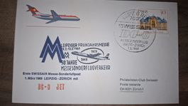 Swissair Messe Sonderflugpost 01.03.1969