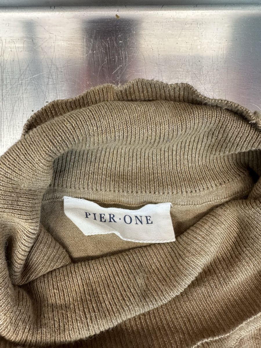 Pullover & Sweatshirts: Pullover Rollkragen PIER ONE braun – Gebraucht aus Schwende von weesli 1