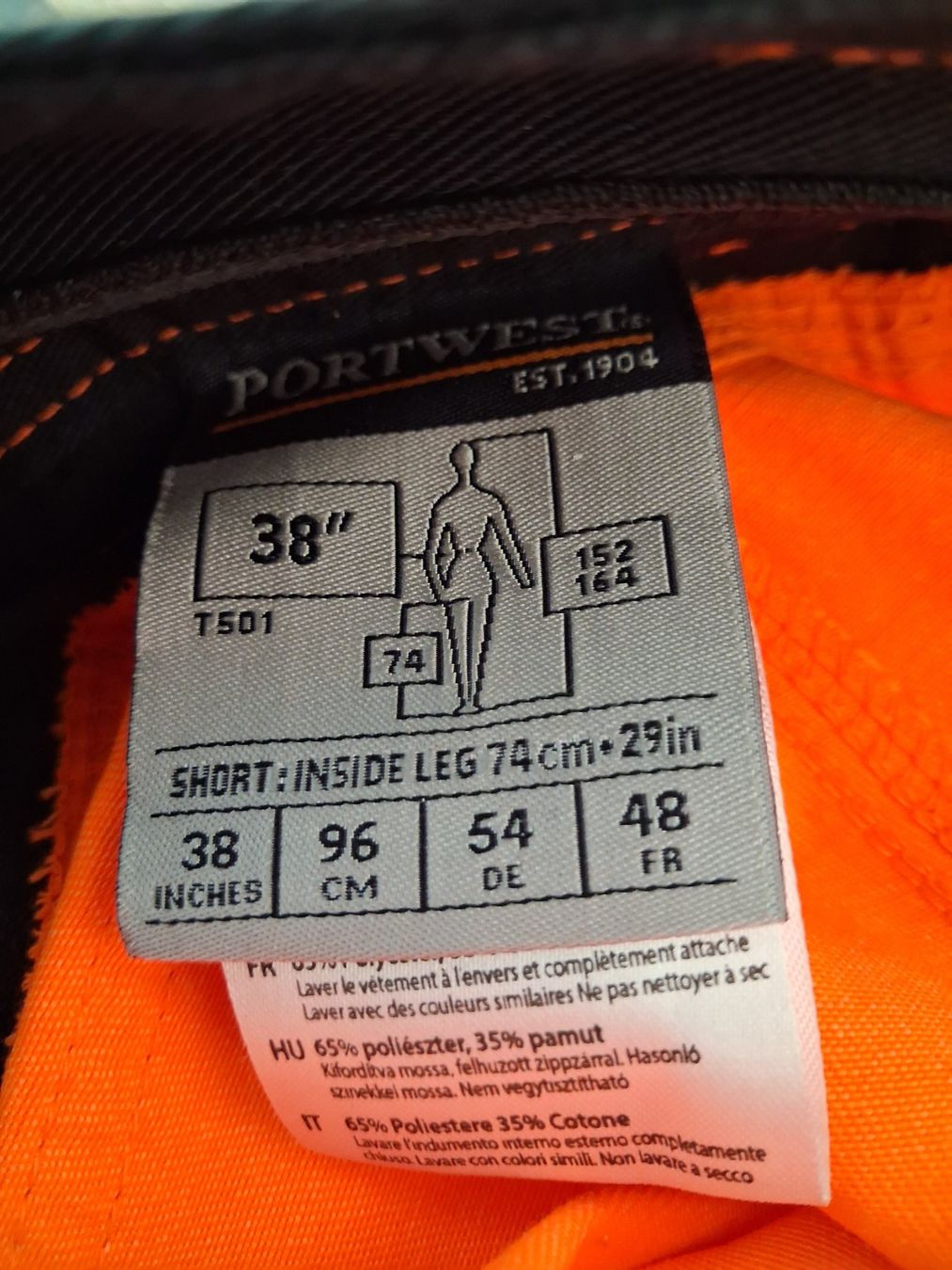 Hosen: Portwest Warnschutzhose Gr.54 – Neu und originalverpackt aus Thun von Beas-Allerlei 1