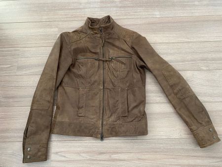 Lederjacke Von Tchibo Gr. 36 braun