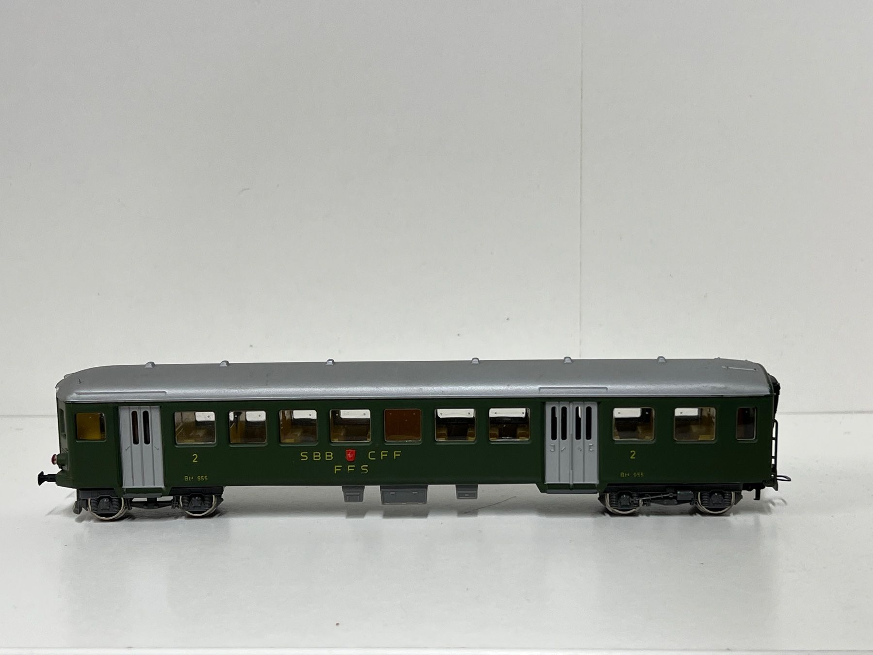 Kleinbahn Modellini di ferrovie: KLEINBAHN Steuerwagen   SBB H0 DC – Usato da Neuenhof venduto da ludovicco 1