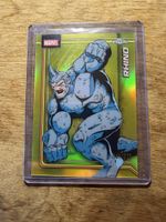 2026 Topps Chrome Marvel #097 Rhino Yellow Refractor /275