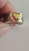 Très jolie bague acier " Love" gr 58