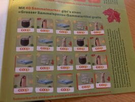 Grossee Sammelspass Coop 1 volle Karte 40 Märkli