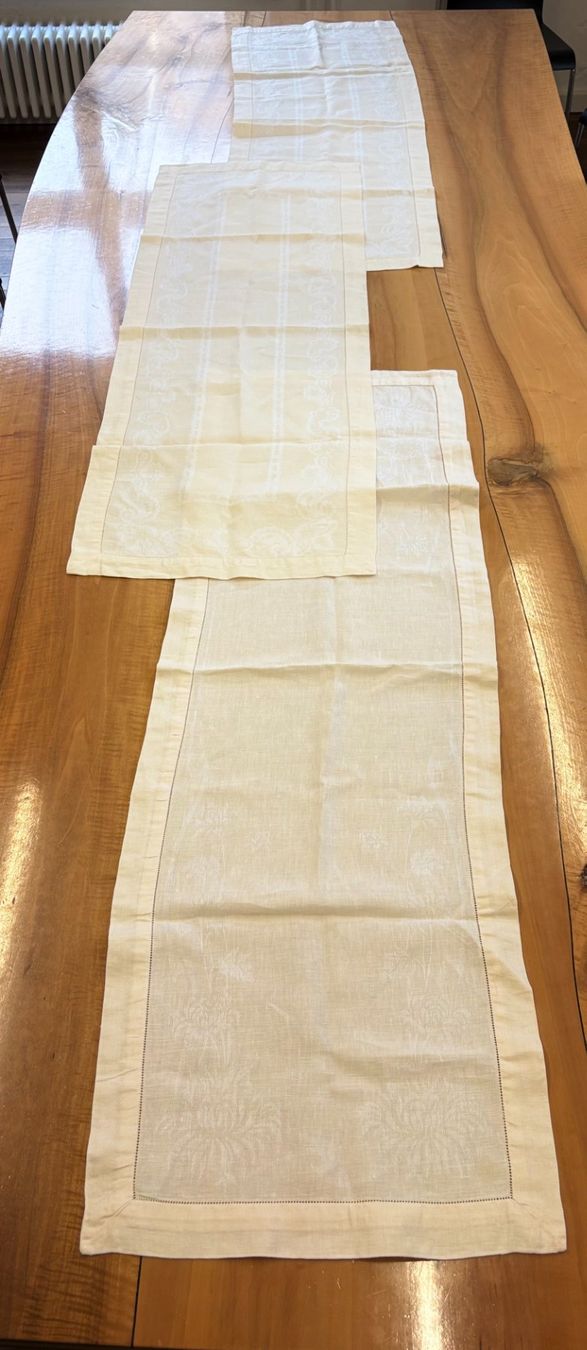 Tutte le decorazioni: Vintage Tischläufer, cremefarben, Top! – Usato da Zürich venduto da Drahtzug 3