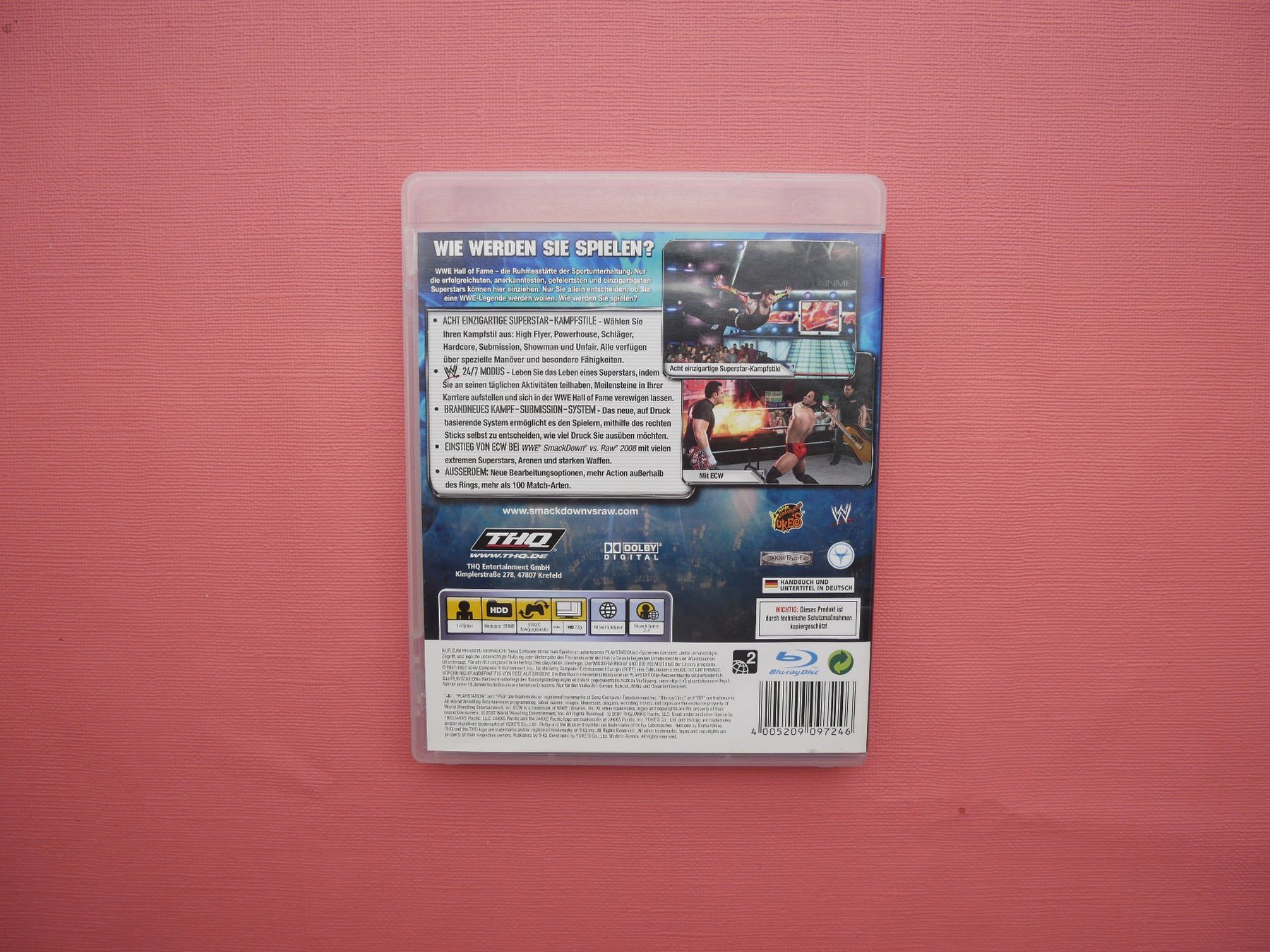 Sony Giochi: WWE SmackDown vs Raw 2008 (PS3) – Usato da Niederwangen BE venduto da Benny.7 1