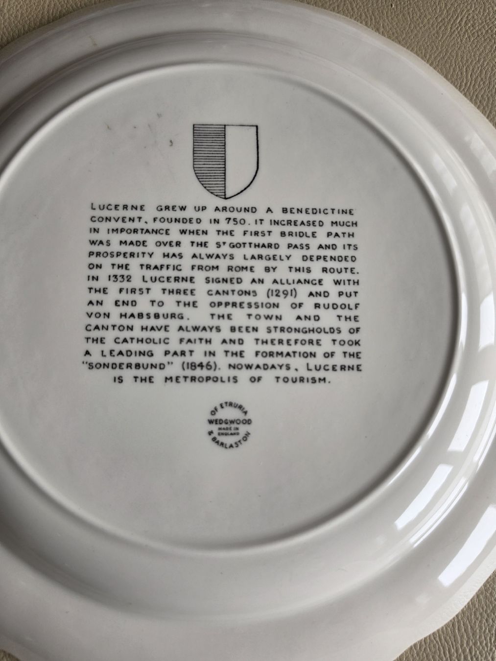 Assiettes: Teller Lucerne – Neuf (Voir description) à Ebikon par Muraene1 2