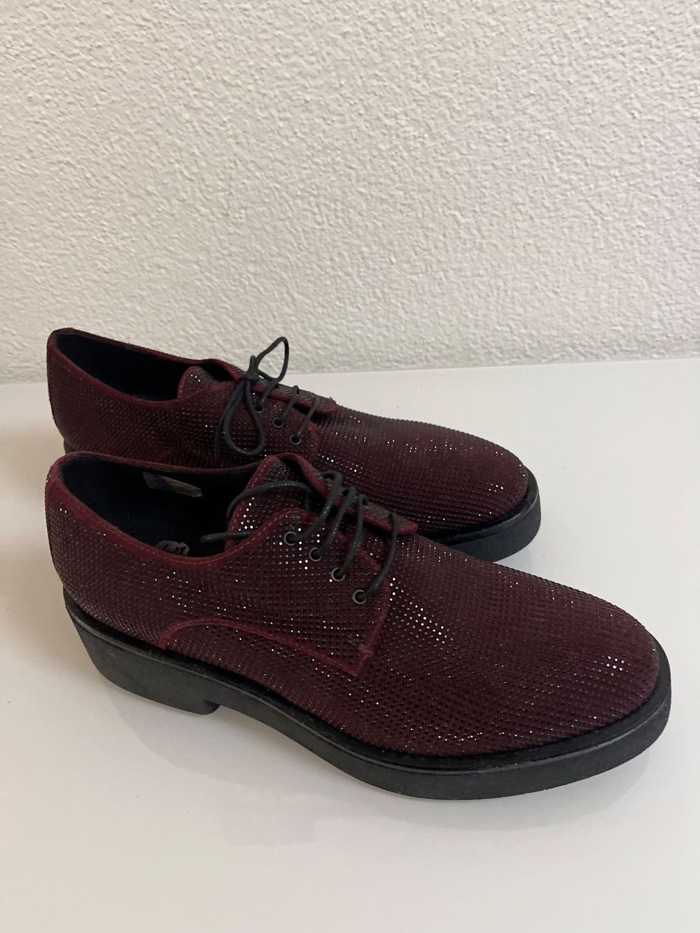 Scarpe da donna: Fru-it Sneakers Glitzer- Bordeaux Gr.38 – Nuovo (secondo la descrizione) da Baden venduto da Lauflip 1