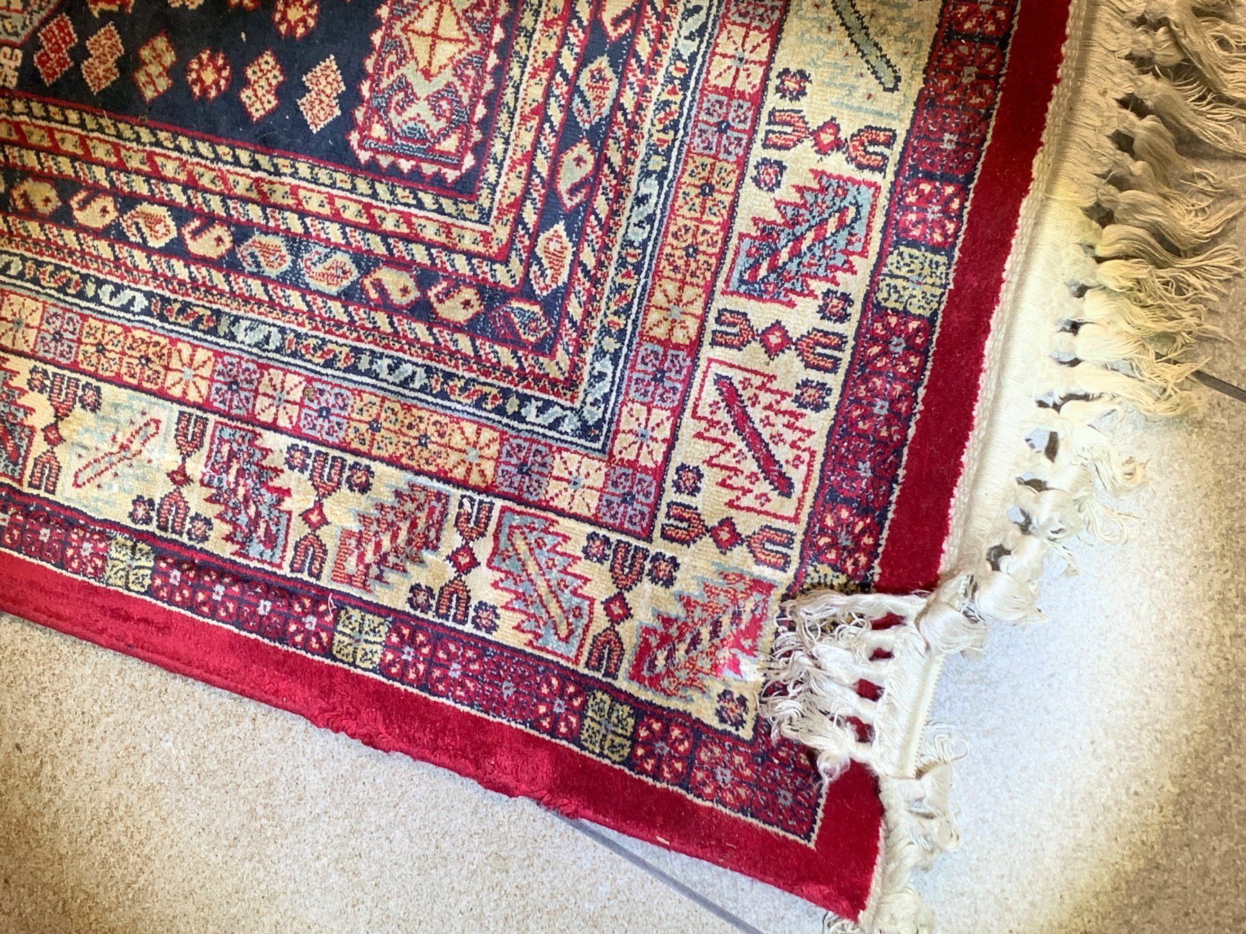 Tapis: Teppich mit Fransen rot in Orient Muster – D'occasion à Rickenbach SZ par Frickler 7
