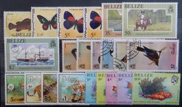 Belize British Lot mit schönen Werten Lot I