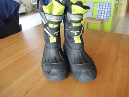 Winterstiefel Spirale Freeride schwarz gelb Grösse 36 geb...