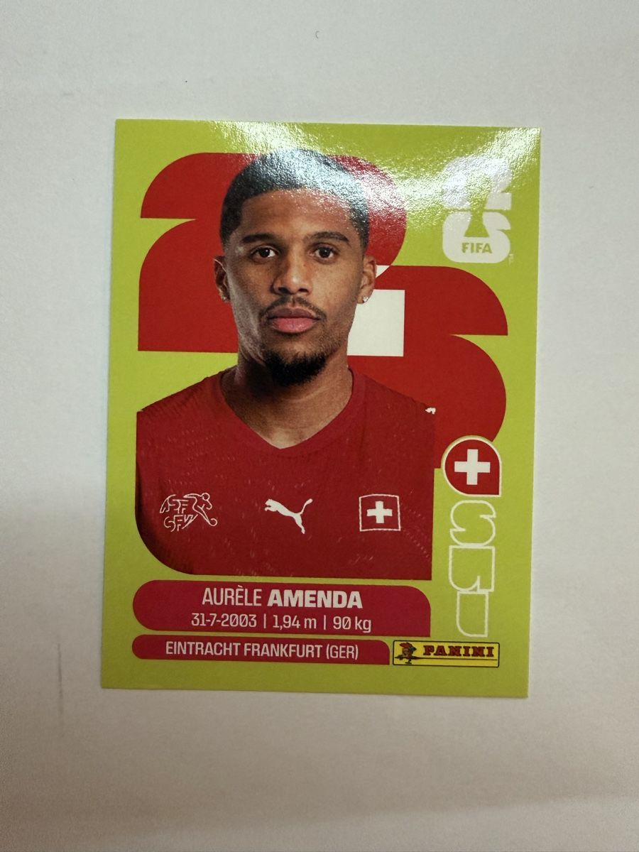 Panini Carte collezionabili: Panini FIFA Aurèle Amenda, SUI 7 – Nuovo (secondo la descrizione) da Benglen venduto da Belen.abr