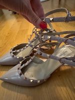 Valentino Rock Stud Pumps Nieten beige, size 41