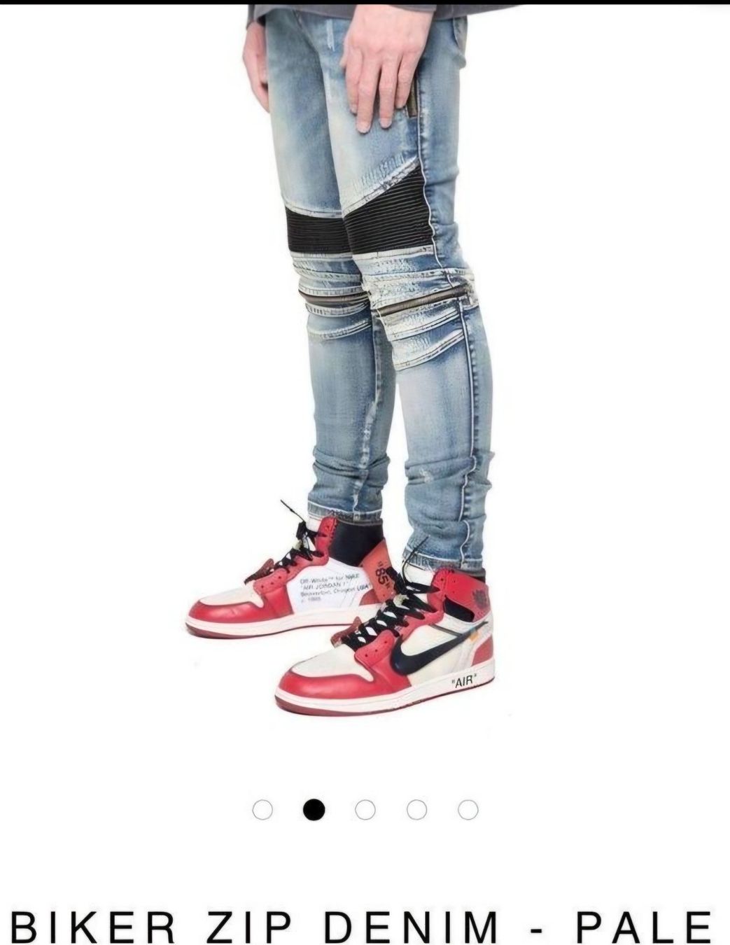Jeans: Destructive Biker Zip Denim Jeans Gr.30 – Nuovo e nell'imballaggio originale da Zürich venduto da Yamiyam8