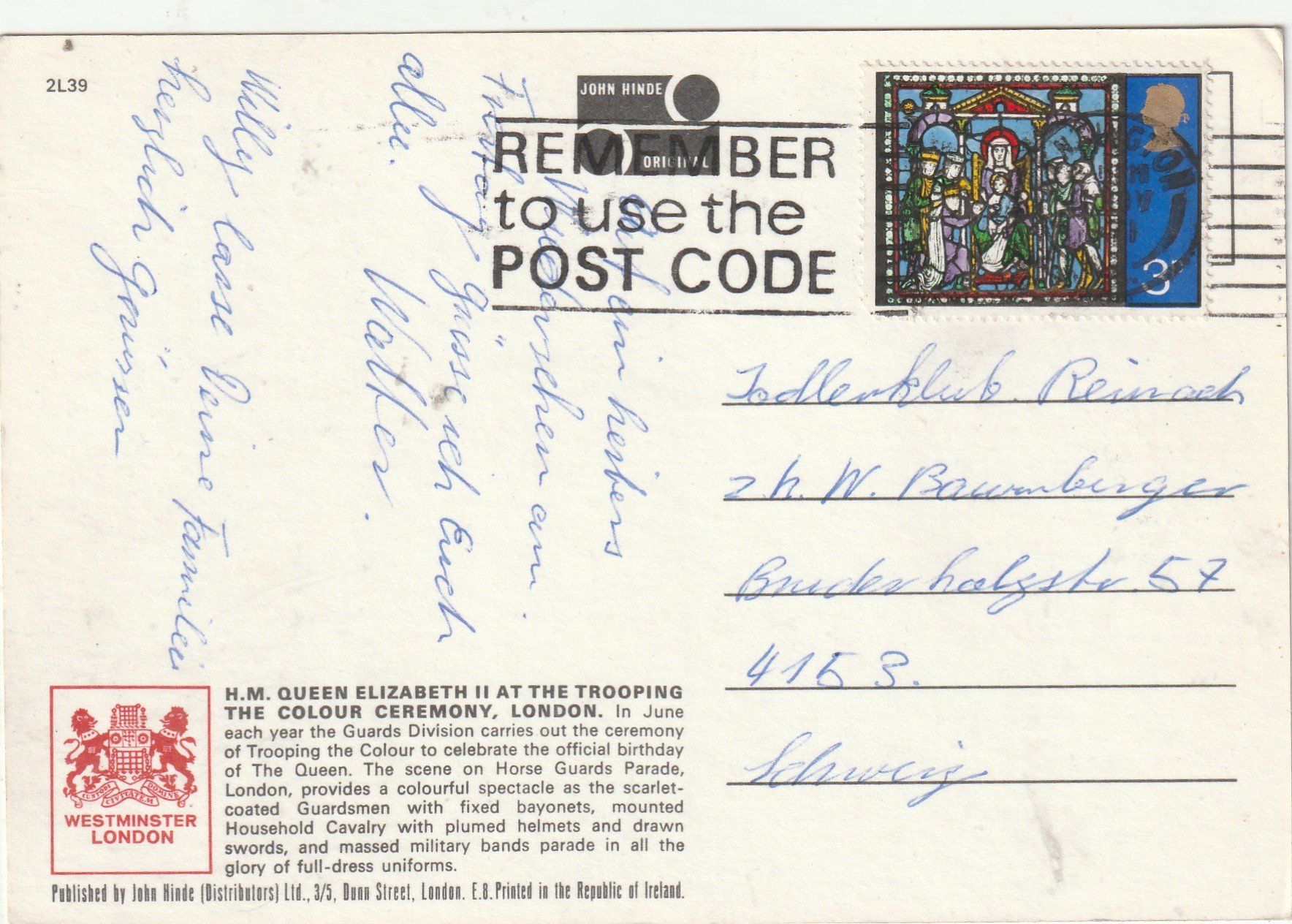 Cartoline postali: London – Usato da Lumbrein venduto da made02 1