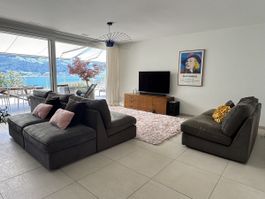 IKEA KIVIK modulares Sofa graubraun, 4 Sitze, 2 Hocker, Recl