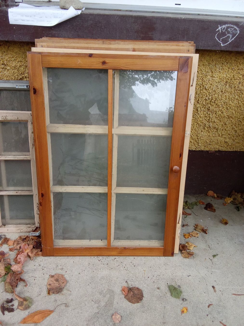 Finestre: Holzfenster 63 x 89 cm Mittelsprosse – Usato da Siblingen venduto da Jayuah 1