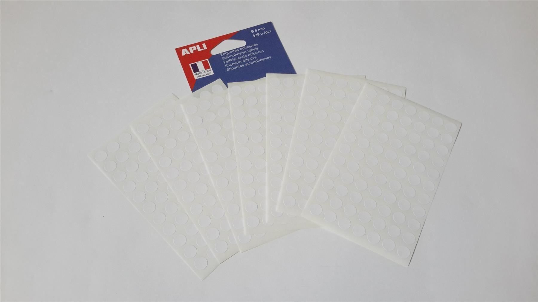 Sticker: Markierungspunkte, weiss, 8mm, 539 Stück – Nuovo e nell'imballaggio originale da St. Gallen venduto da cointec 4