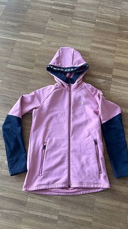Peak Performance Fleecejacke / Hoodie Gr. 160  Rosa / Blau
