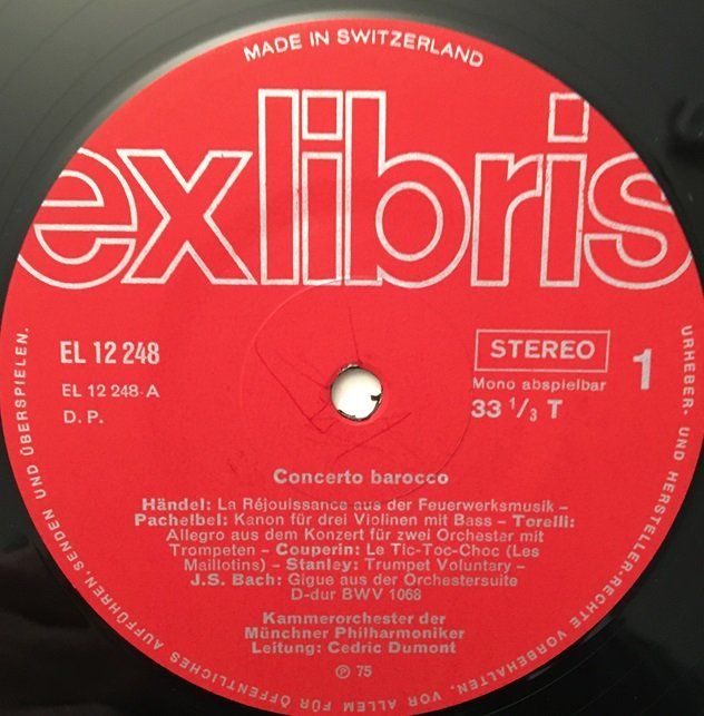 Dischi in vinile: Concerto barocco (LP, Cedric Dumont) – Usato da Grüningen venduto da azulamarillo_vinyl 2