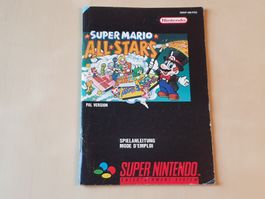 Anleitung Super Mario All Stars SNSP-4M-FRG