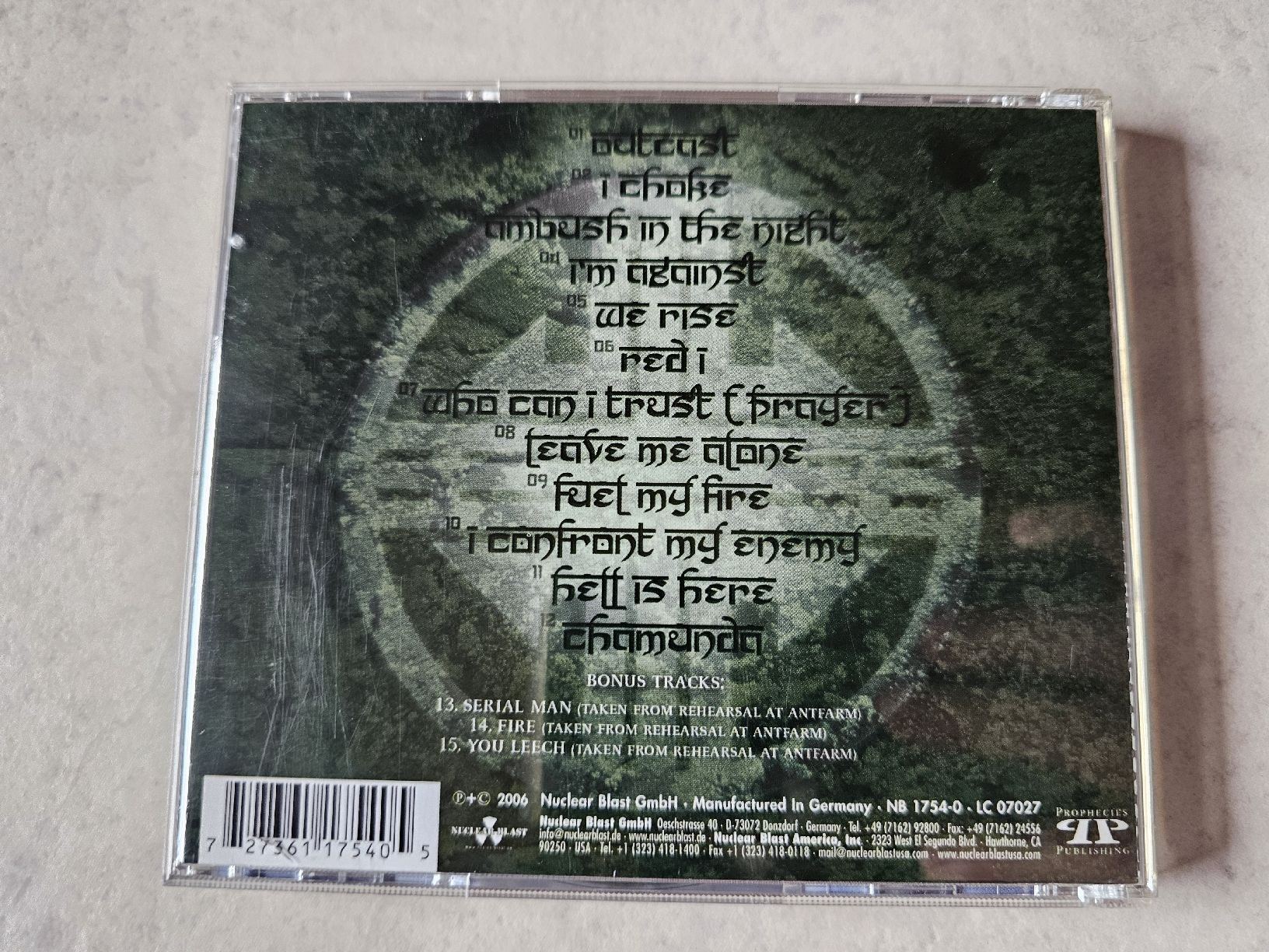 CD: Ektomorf  -  Outcast – Usato da Schneisingen venduto da backstore24 1