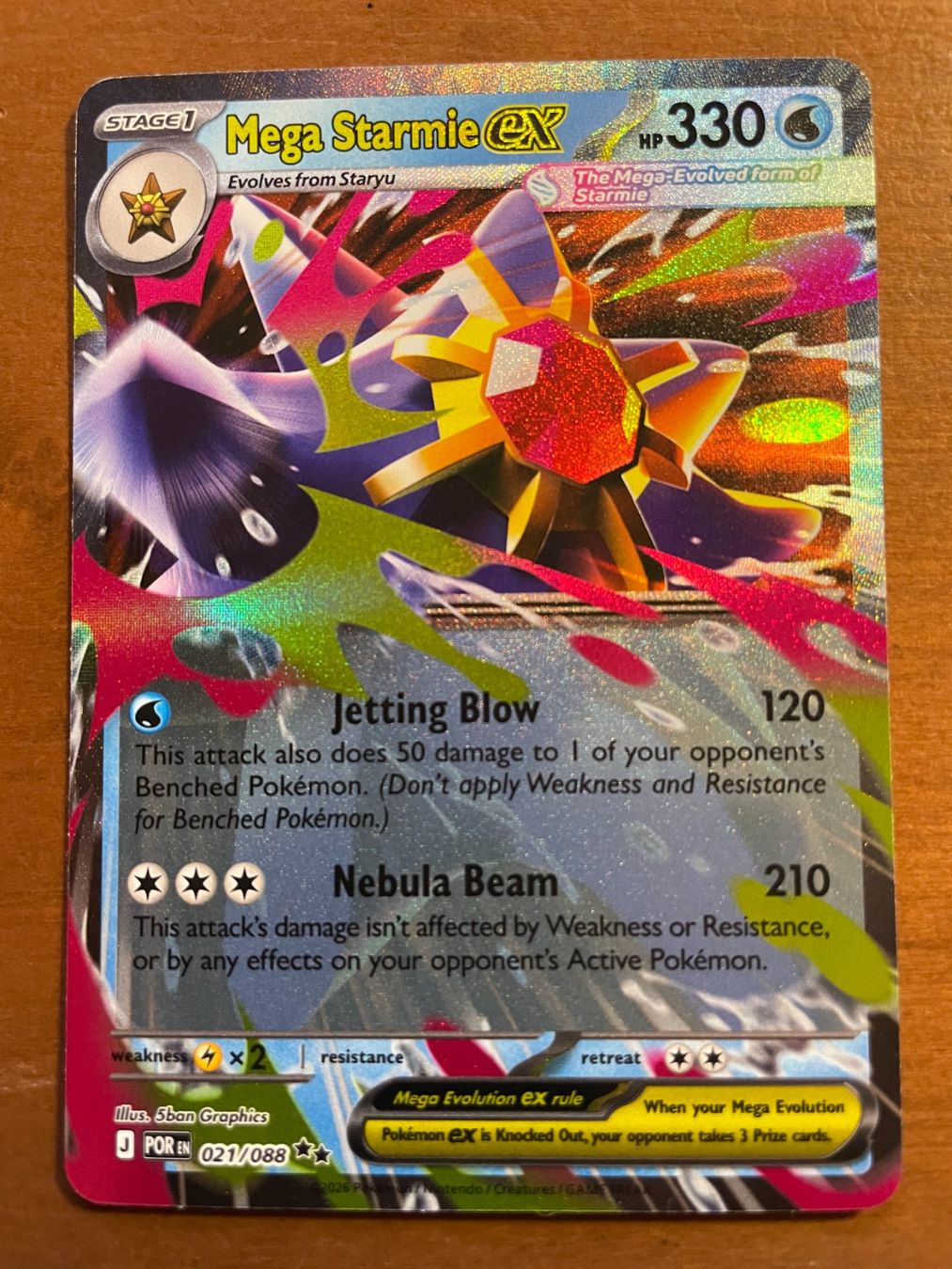 Pokémon Carte collezionabili: Pokemon Mega Starmie eX (Versand gratis) – Nuovo (secondo la descrizione) da Chur venduto da Angerson