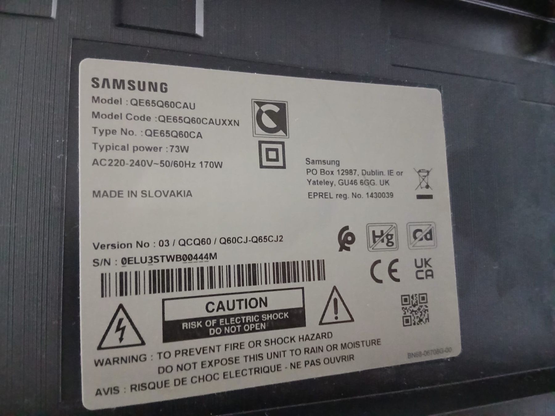 Samsung Televisori: Samsung TV 65 Zoll – Usato da Biel/Bienne venduto da Seal1311 1