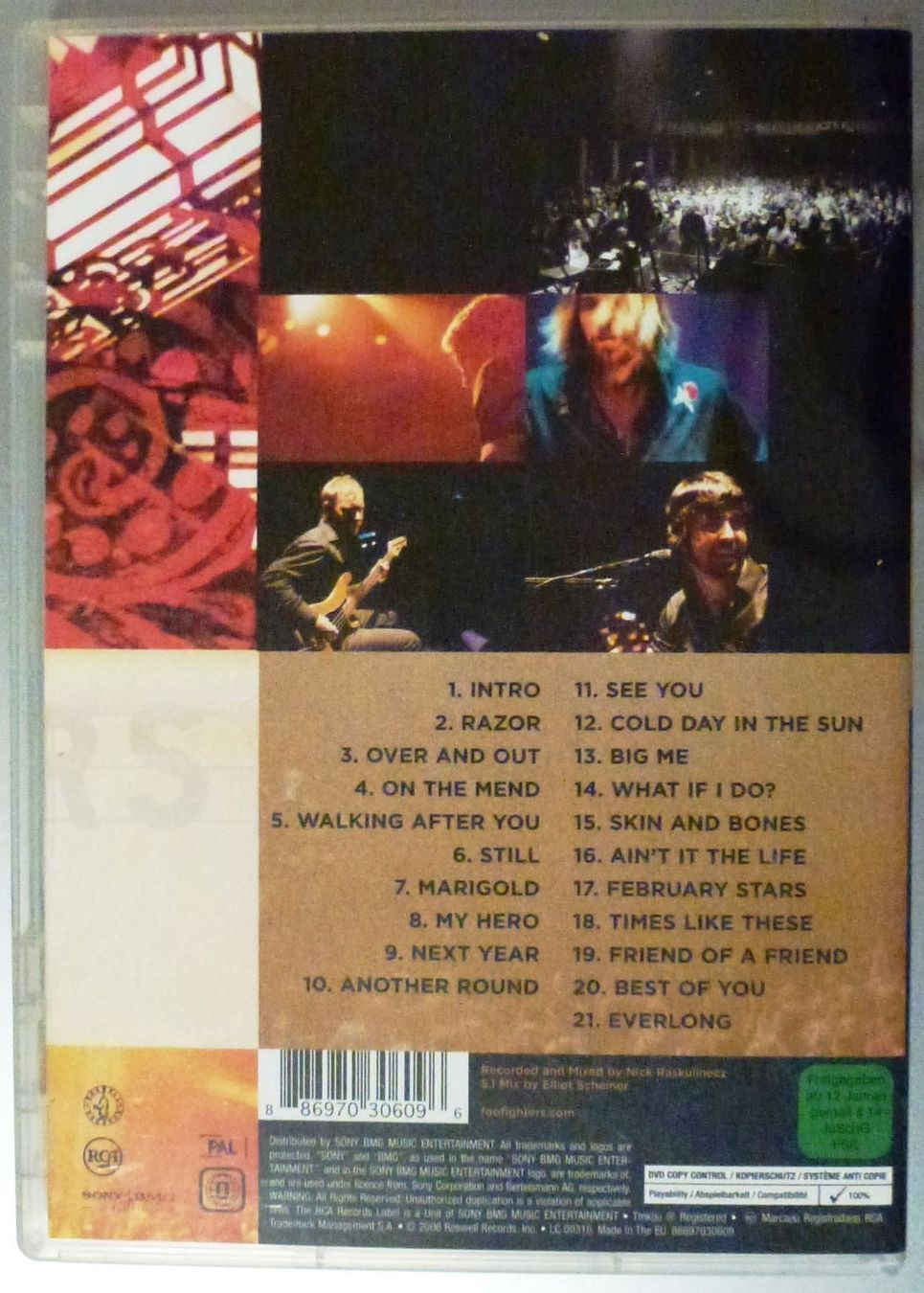 Tutti i DVDs: Foo Fighters - Skin and Bones DVD vergriffen – Nuovo (secondo la descrizione) da Tübach venduto da JamesStone 1
